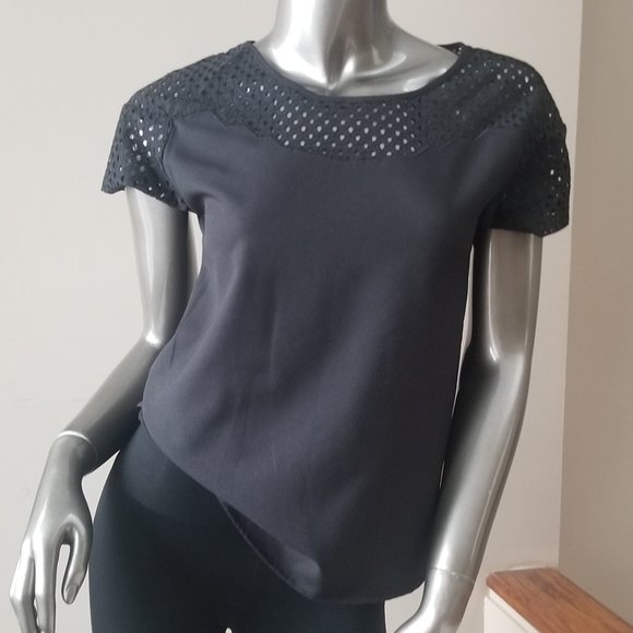 Black Short Sleeve Top - with Free Gift - Picture 2 of 5